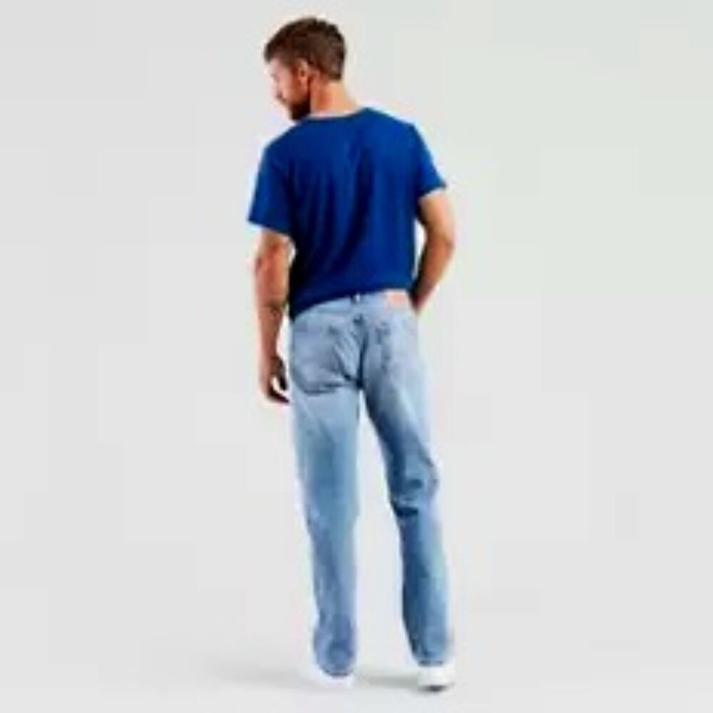Levi's 505 Jeans Regular Fit Straight Size 36W x 28L Kalsomine Wash #00505-1277